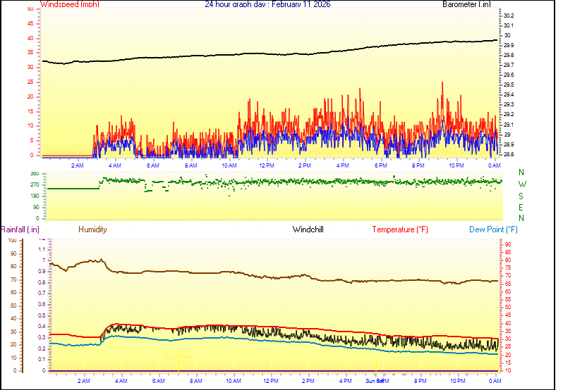 24 Hour Graph for Day 11